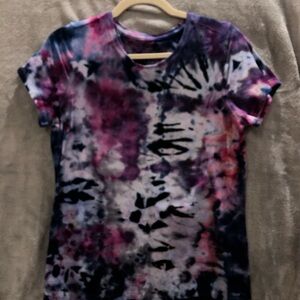 Banana Republic Multicolor Tie-Dye Short Sleeve Tee Medium